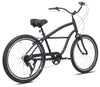 26" Haven Inlet 7 in Total Eclipse | Step Over 7 Speed Aluminum Beach Cruiser | View from the Back