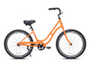 26" Haven Bay 1 in Sunset Orange | Step Thru Single Speed Beach Cruiser | Side View