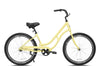 26" Haven Inlet 1 in Lemonade | Step Thru Single Speed Aluminum Beach Cruiser | Side View