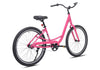26" Haven Pointe 1 in Triple Berry Smoothie | Step Thru Single Speed Aluminum Beach Cruiser | View from the Back