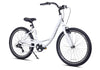 26" Haven Pointe 7 in Pearl Sea Spray | Step Thru 7 Speed Aluminum Comfort Cruiser | Angled View
