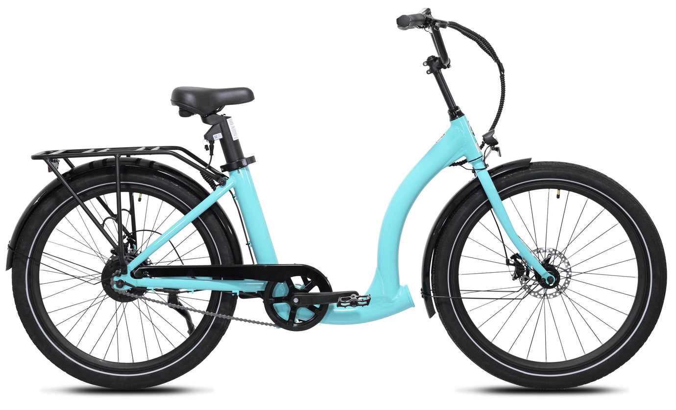 shaft drive electric bicycle 26" HAVEN POWER DRIFT | STEP-THRU E-BIKE – Haven Bicycle Co