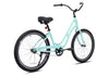 26" Haven Bay 1 in Cool Mint | Step Thru Single Speed Beach Cruiser | View from the Back