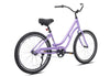 26" Haven Inlet 1 in Seashell Purple | Step Thru Single Speed Aluminum Beach Cruiser | View from the Back