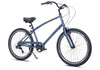 26" Haven Pointe 7 in Denim Blue | Step Over 7 Speed Aluminum Comfort Cruiser | Angled View